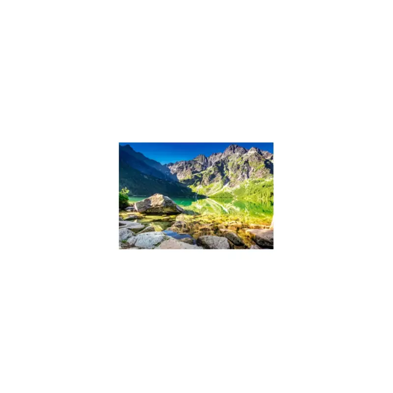 Sunrise at morskie oko tatras poland Puzzel Fabrieksprijs