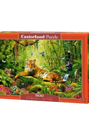 Koopje His majesty the tiger Puzzel