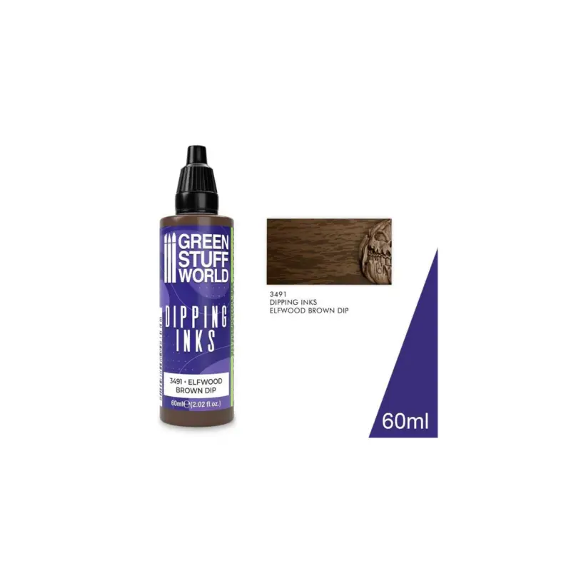 Dipping inks - elfwood brown dip 60ml Acrylverf Bestseller