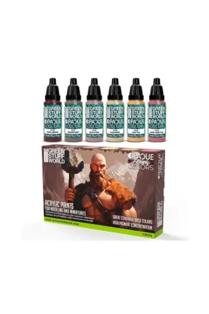 Seizoensaanbieding Set acrylic paints for modelling and miniatures opaque flesh colors Acrylverf