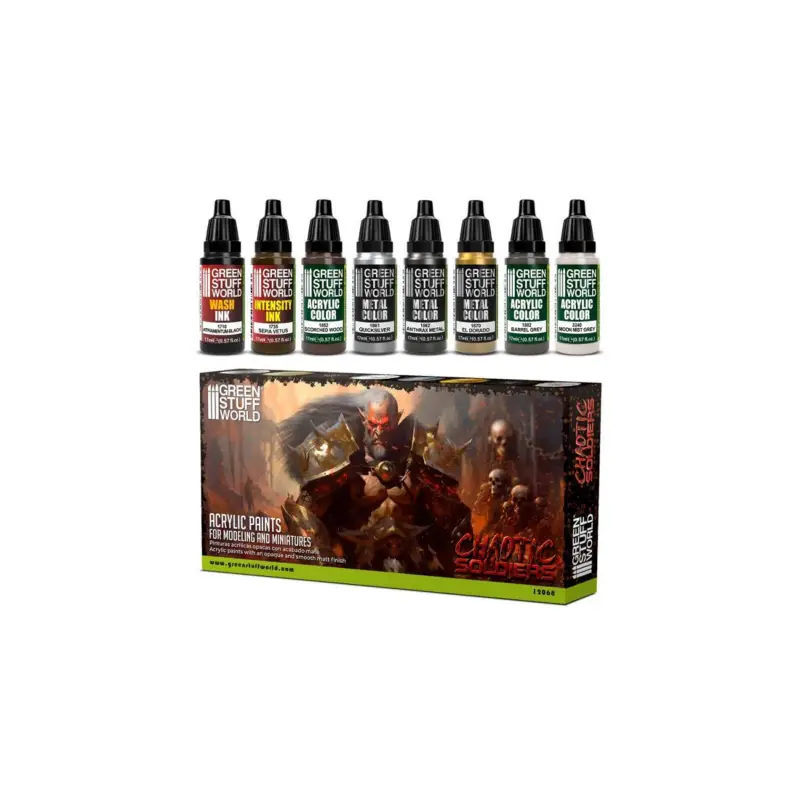 Beperkte Voorraad Paint set - chaotic soldiers Acrylverf