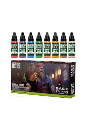 Superprijs Paint set - basic colours 02 Acrylverf