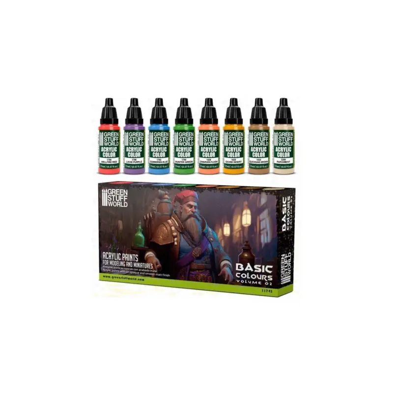Superprijs Paint set - basic colours 02 Acrylverf
