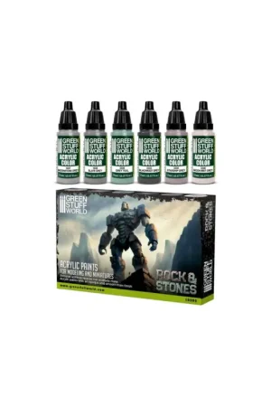 Paint set - rock and stone Acrylverf Tijdelijk Beschikbaar