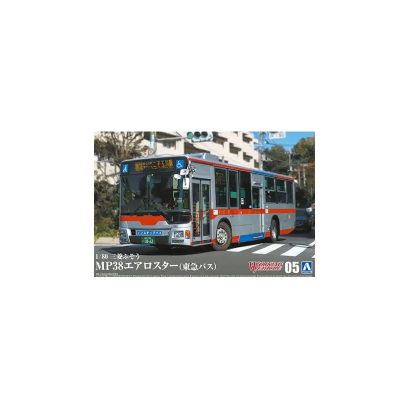 Mitsubishi fuso aero star mp38 tokyu bus Miniatuur Alleen Vandaag