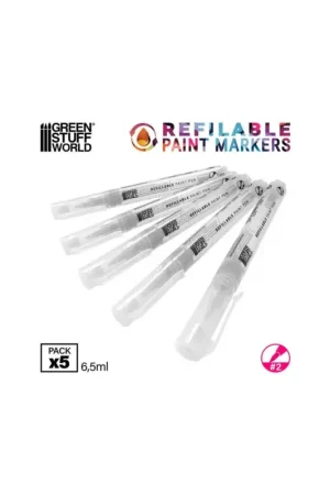 Refilable paint markers (pack x 5) Betaalbaar
