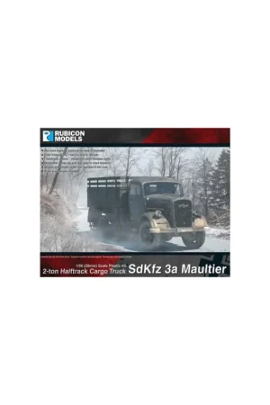 Nieuw Sdkfz 3a maultier 2ton half-track cargo truck Schaalmodel