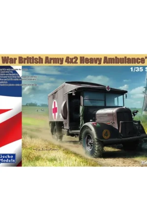 Late war british army 4x2 heavy ambulance Schaalmodel Veilige Betaling