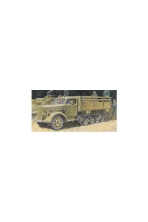 Gereduceerde Prijs Sdkfz.3a maultier halft-track with figures Schaalmodel