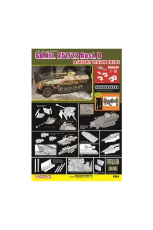 Koopje Sd. kfz. 251/22 ausf. d with night vision falke Schaalmodel