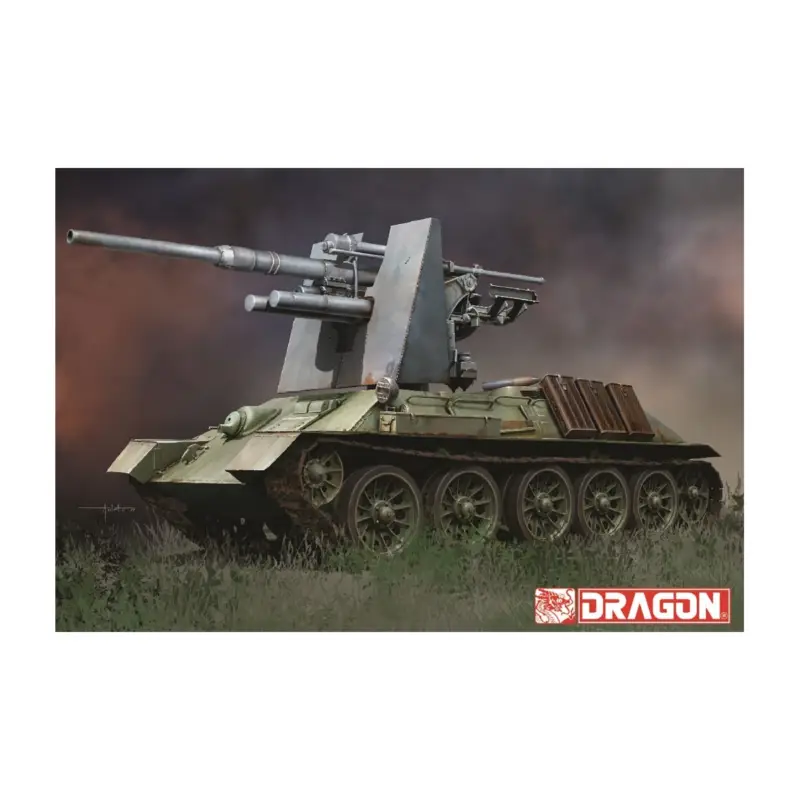 T-34 747 (r) mit 8.8cm flak 36/37 Schaalmodel Dagaanbieding