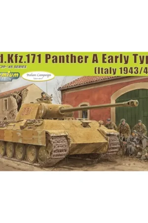Hoge Kwaliteit Sd. kfz. 171 panther a early production italy 1943/44 Schaalmodel