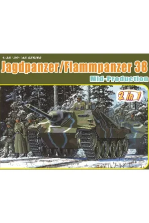 Express Levering Jagdpanzer/flammpanzer 38 mid production Schaalmodel