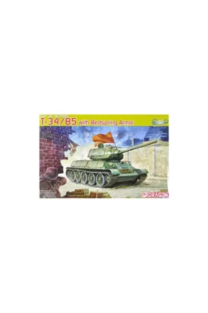 T-34/85 with bedspring armor Schaalmodel Fabrieksprijs