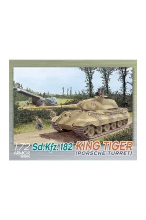 Sd.kfz.182 king tiger (porsche turret) Schaalmodel Finale Uitverkoop