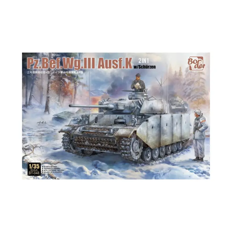 Pz. bef. wg. iii ausf.k Schaalmodel Laatste Versie