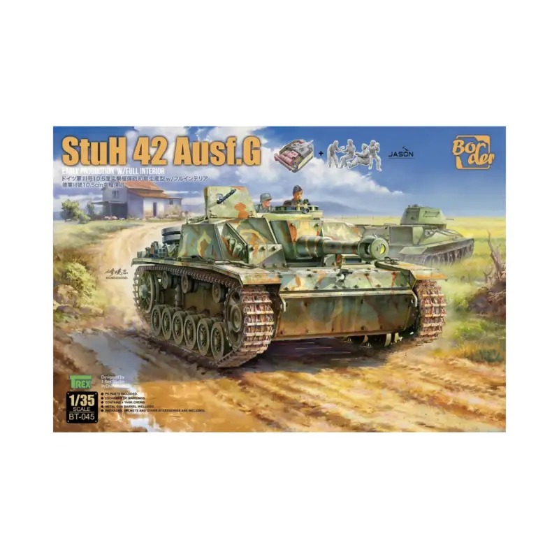 Snelle Levering Stuh 42 ausf.g early production w/full interior Schaalmodel