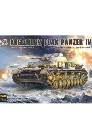Kugelblitz flak panzer iv Schaalmodel Nieuw