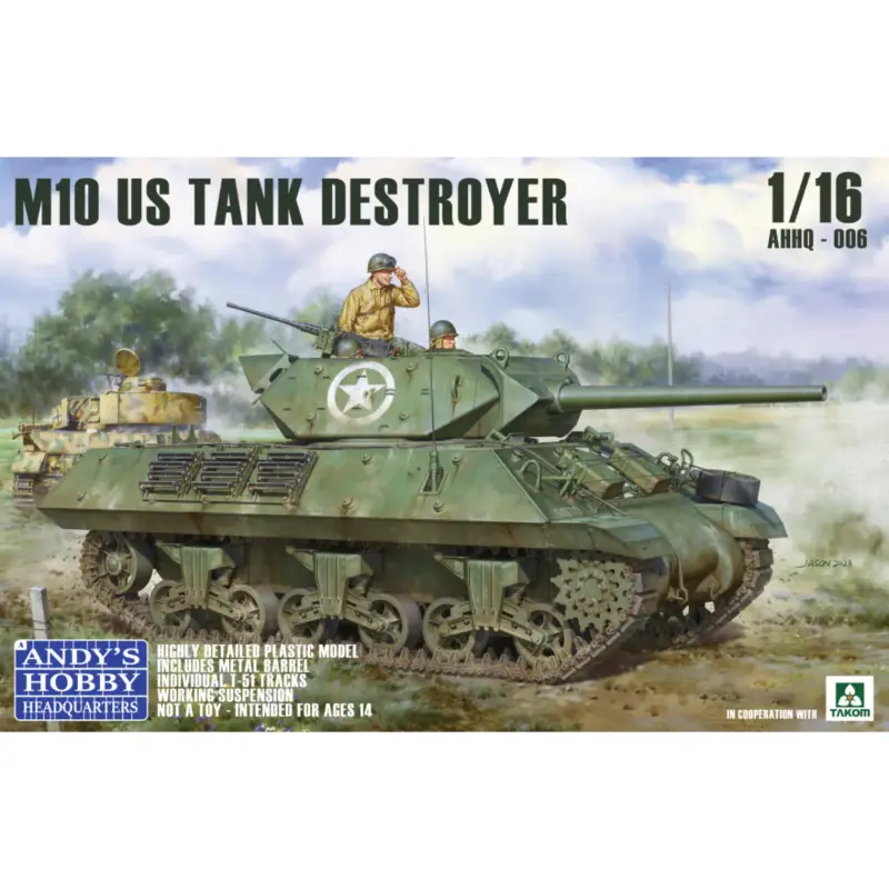 Us m10 tank destroyer wolverine Schaalmodel Lage Prijs