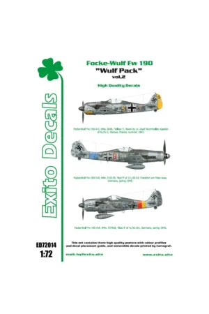 Decal Wulf Pack vol.2 - Fw-190 Bestel Nu