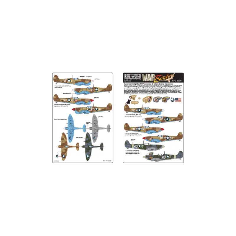 Decal Supermarine Spitfire Mk.V Beperkte Voorraad