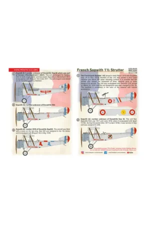 Betaalbaar Sopwith 1 1/2 Strutter_decals Part 1 1