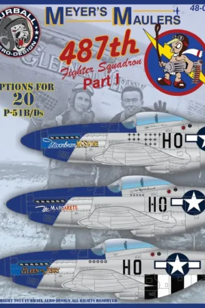 Decal “Meyers Maulers Part1” (48-094) covers Rechtstreeks Van De Fabrikant