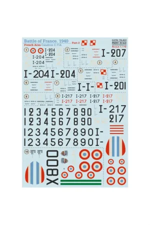 Actieprijs Decal Battle of France. 1940. Part-2 1. Caudron