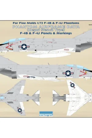Superprijs Decal PHANTOM AIRFRAME DATA (Depot Stencil Type)