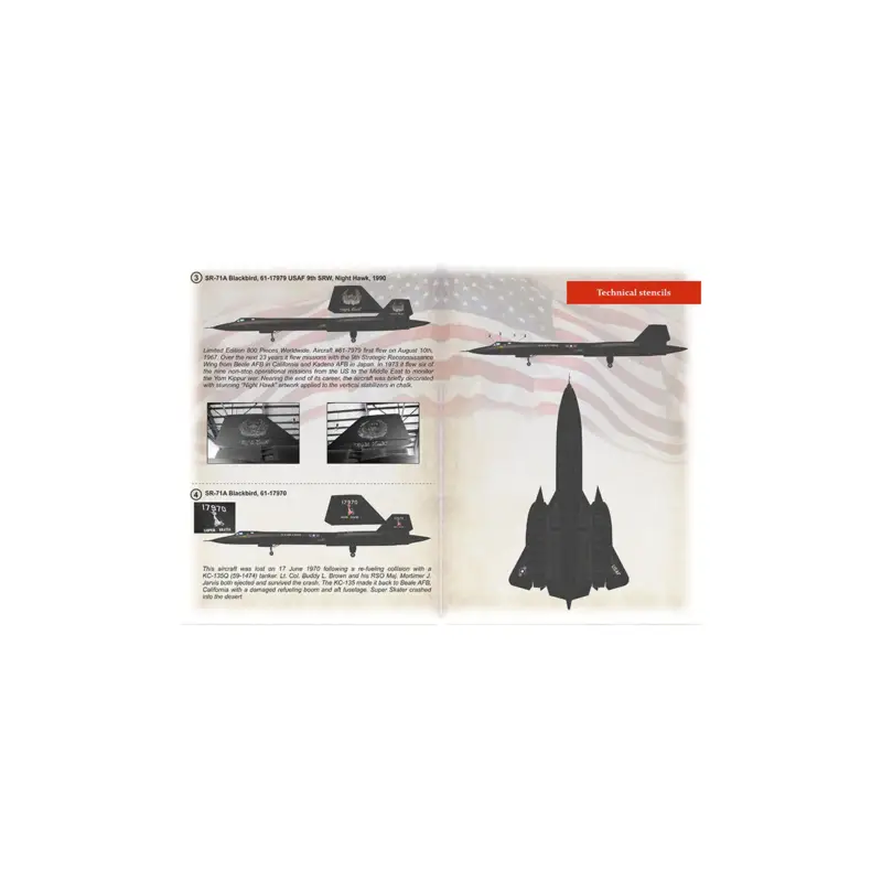 Decal Lockheed SR-71 Part-1 1. SR-71 Blackbird 61-7976 Veilige Betaling