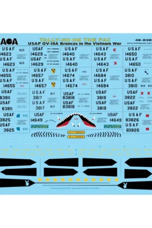 Direct Verzonden Decal Tally-Ho on the FAC' - USAF North-American/Rockwell