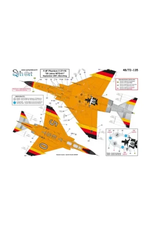 Rechtstreeks Van De Fabrikant Decal McDonnell F-4F Phantom II 37+16 & Tornado IDS 45+03 '50