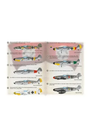 Decal Messerschmitt Bf-109G-6 1. Messerschmitt Bf-109G-6 (Red 4) Weekendaanbieding