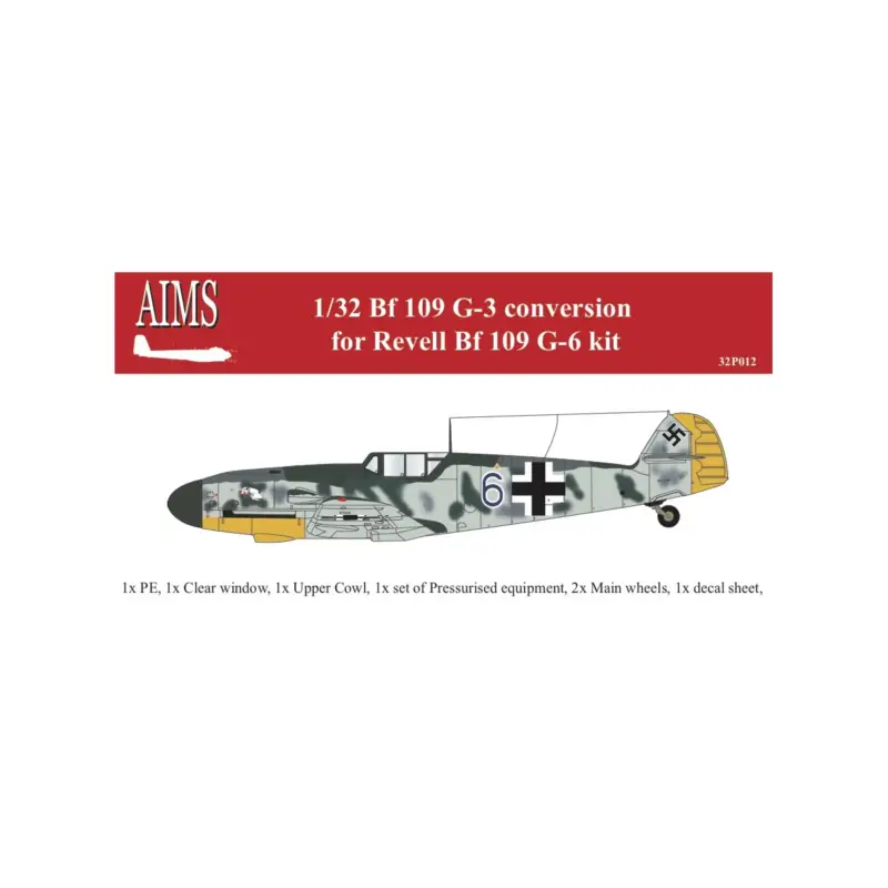 Direct Verzonden Messerschmitt Bf-109G-3 conversion