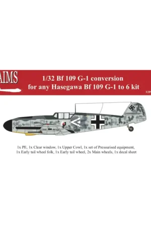 Messerschmitt Bf-109G-1 conversion Merkproduct