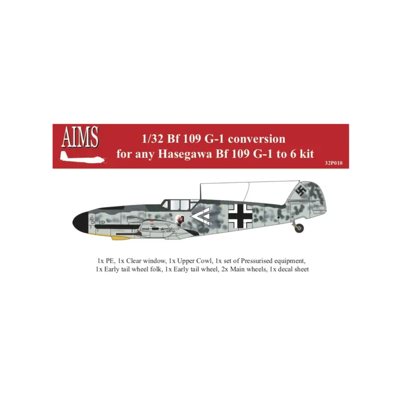 Messerschmitt Bf-109G-1 conversion Merkproduct
