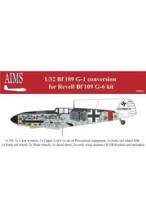 Messerschmitt Bf-109G-1 conversion Direct Beschikbaar