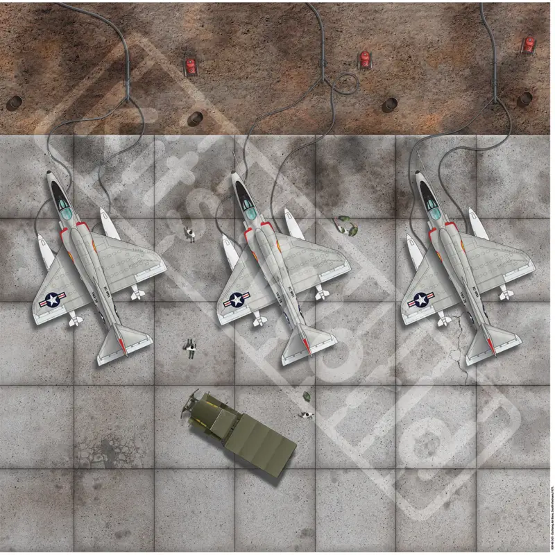 Goedkoop Da Nang Air Base, 1970-71. 225mm(W) x 225mm(H) 9inches(W) x 9inches(H)