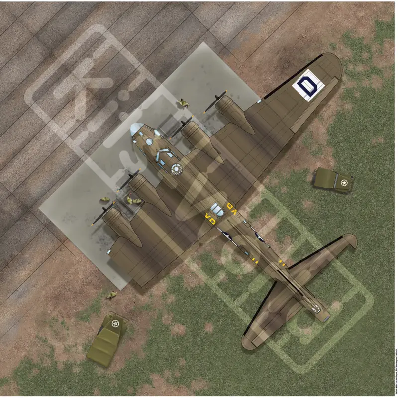 1st Strategic Air Depot, USAAF, (RAF Honington) Suffolk, England, 1942-46 Betaalbaar