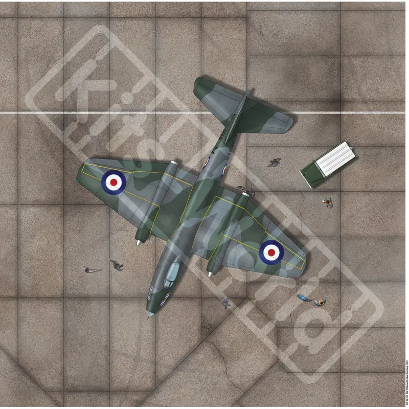 RAF Wildenrath, West Germany, 1967. 450mm(W) x 450mm(H) 17inches(W) x 17inches(H) Gratis Retour