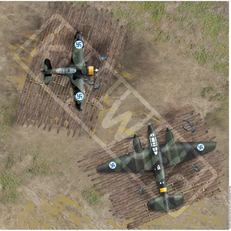 Wood planked revetments, Finland/Russia: Winter War/Eastern Front/Continuation War Premium