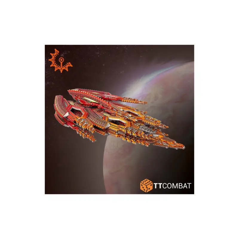 Gecertificeerd Dropfleet Commander - Shaltari Dreadnought Figuurtje