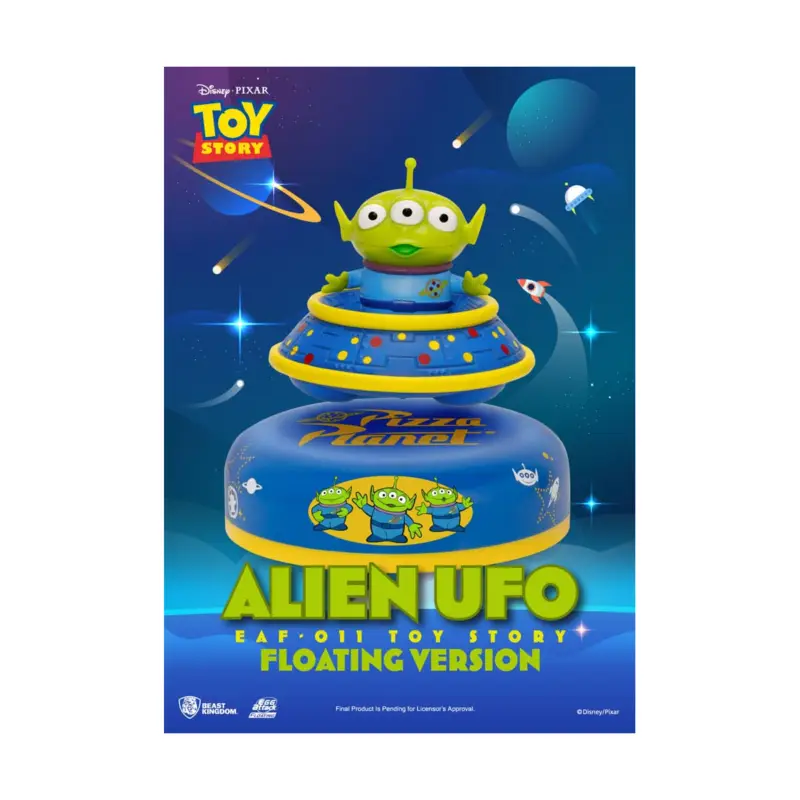 Toy Story diorama Egg Attack Alien UFO Floating Ver. 6cm Direct Beschikbaar