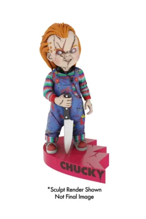 Gecertificeerd Bride Of Chucky Chucky Heart Connect Headknocker Pop figur