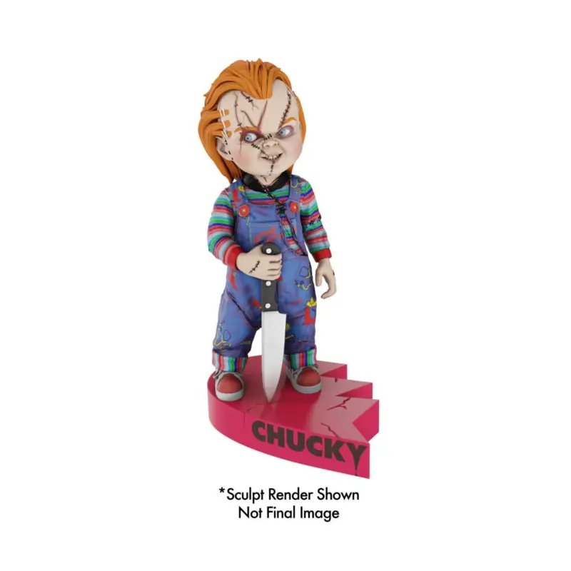 Gecertificeerd Bride Of Chucky Chucky Heart Connect Headknocker Pop figur