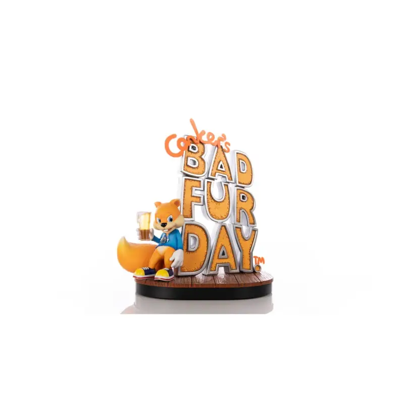 Exclusieve Aanbieding Conker´s Bad Fur Day statuette Game Cover Exclusive Edition 45 cm Figuurtje