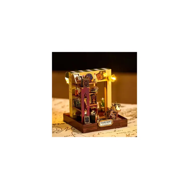 Puzzle 3D Serre Livres Mini Book Nook TREASURE HUNTING Lage Kosten