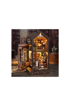 Puzzle 3D Serre Livres Book Nook MAGIC COFFEE SHOP Snelle Levering