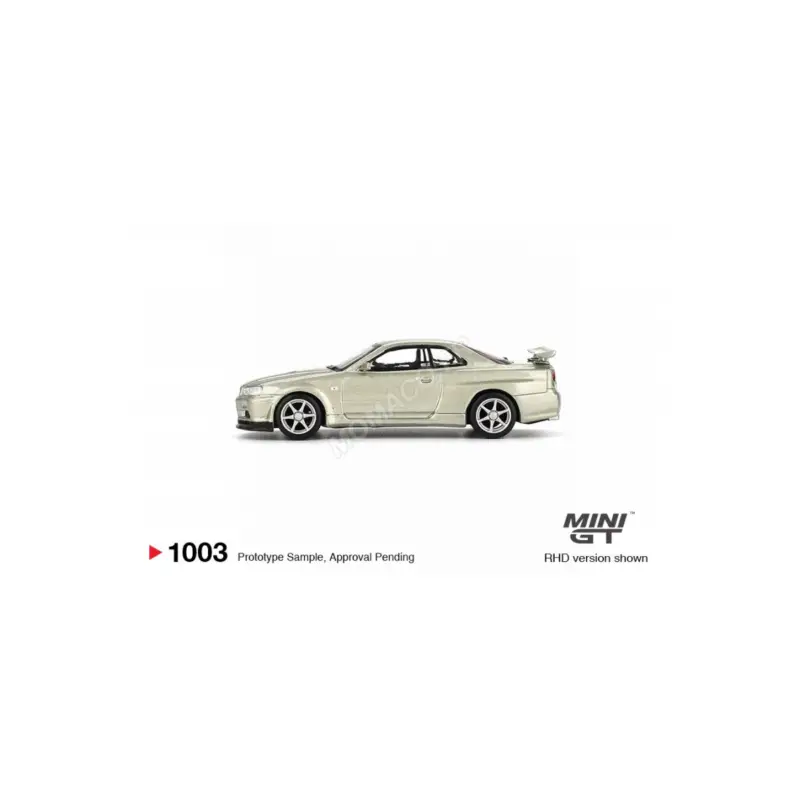 Goedkoop Nissan skyline gt-r (r34) v-spec ii 2002 vert "millenium jade" (blister edition) (lhd)