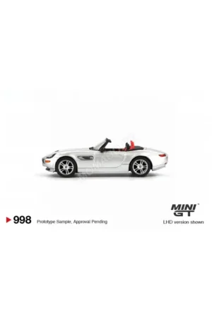 Bmw z8 2003 argent "titanium silver" (blister edition) (lhd) Miniatuur Direct Beschikbaar